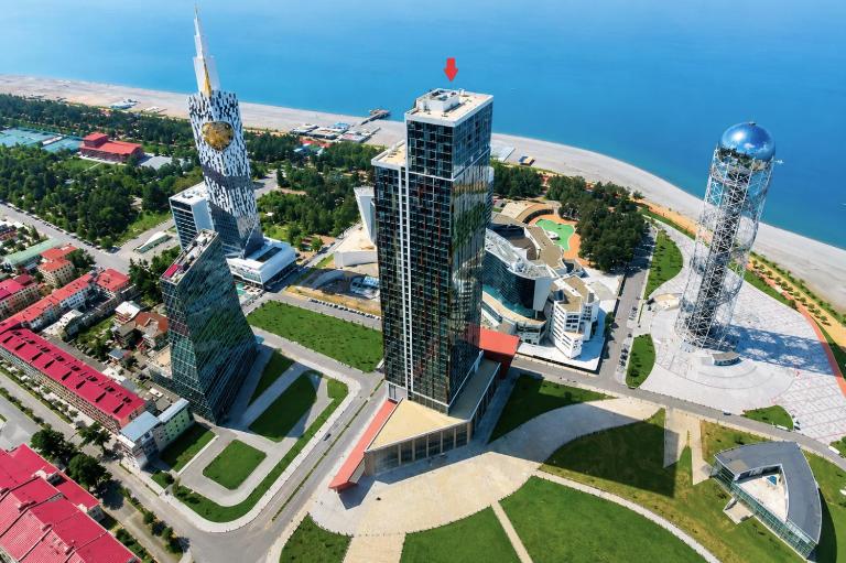 Three-room apartments by the seacoast, Porta Batumi Tower - Chambres d'hôtes Batoumi