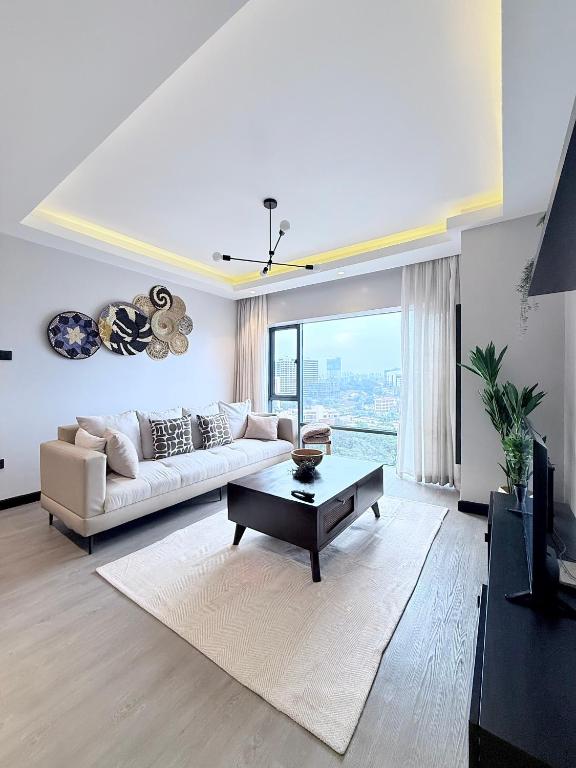 Escada Westlands 2-Bedroom, Skyline Views, Rooftop Pool, Restaurant, Gym & Workspace - Eskay Homes - B&B Nairobi