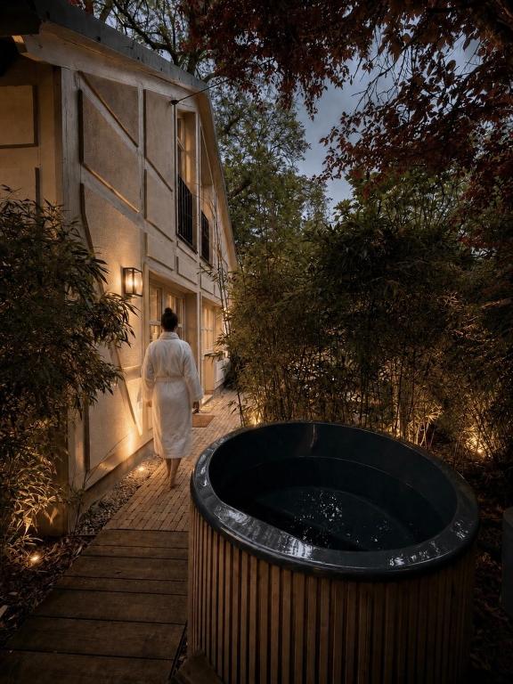 TauberChalet I Boutique Private Spa Ferienhaus I Slow Mornings I Warm Water I Quiet Luxury - Chambres d'hôtes Rothenburg ob der Tauber