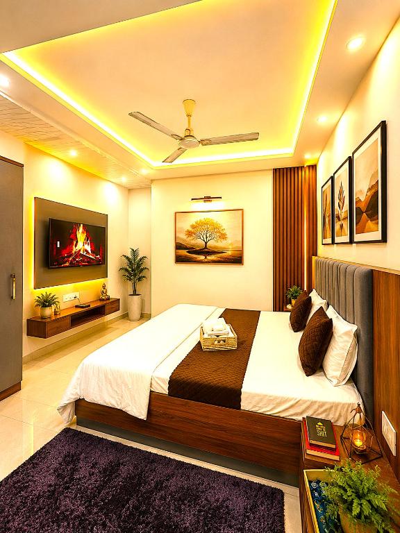 Mandir Darshan Ap palace-Comfortable Room#80 Meter From Temple#Premium Service with Highly Decorated Room - B&B Varanasi