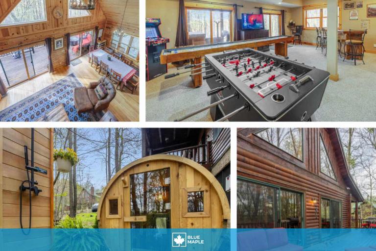 Log chalet w hot tub & BBQ grill - B&B Oakland