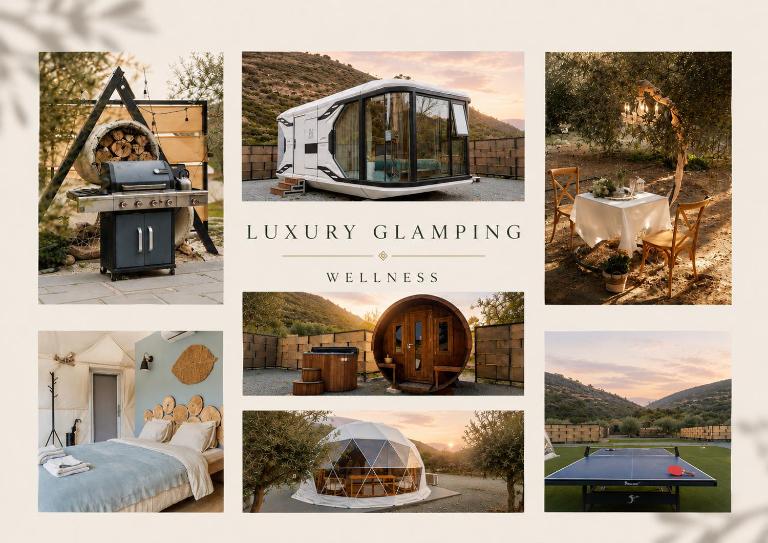 Geometry Park - Luxury Glamping & Wellness - B&B Ágios Theódoros