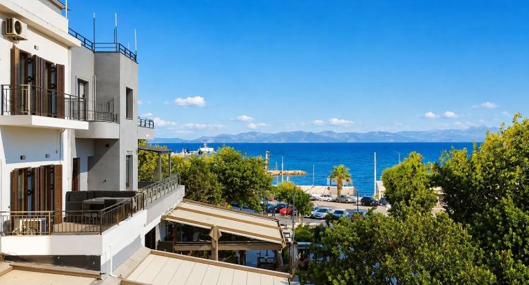 Blue Horizon Square Apartments Rafina - Chambres d'hôtes Rafína