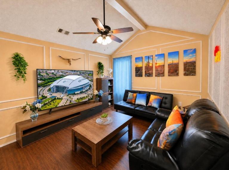 Sleeps8No Stairs,Carpet-Free Near Dallas Stadiums - B&B Arlington
