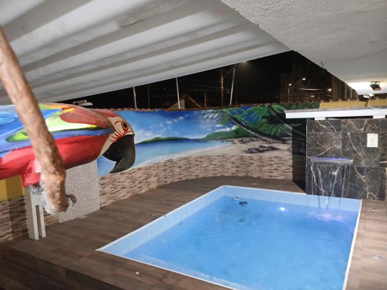 Casa com piscina praia grande Beach House - Chambres d'hôtes Praia Grande
