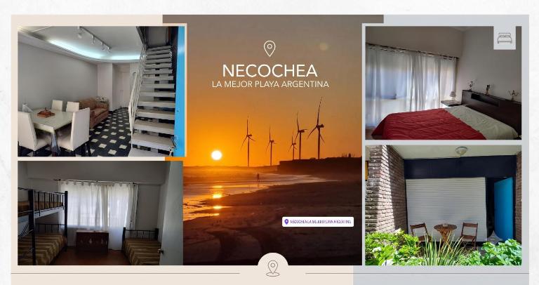 Duplex ENTERO Amueblado a pasos del mar - B&B Necochea