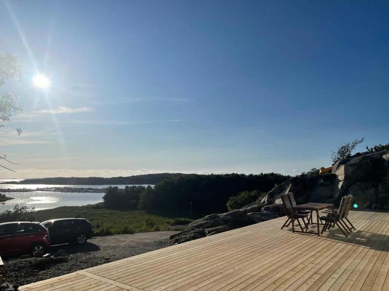 Seaside panorama Villa with JETLESS hot tub - B&B Gothenburg