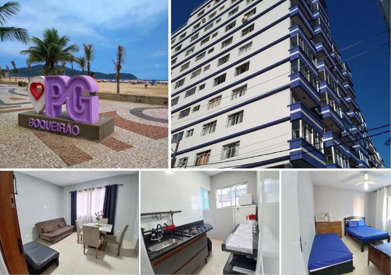 Apartamento Boqueirão - Coração da Praia Grande - Chambres d'hôtes Praia Grande