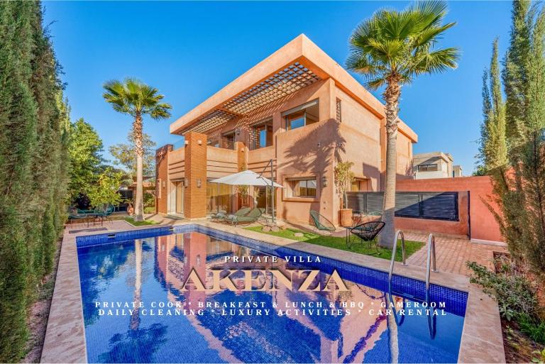 Luxury 4BR Villa, Atlas and Pool View, Breakfast and Lunch Available - B&B El Rhechat