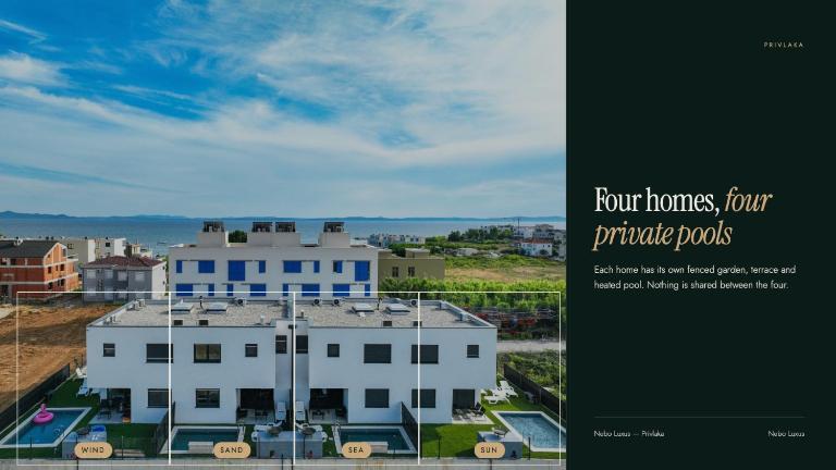 Nebo Luxus-Premium vacation homes - B&B Privlaka