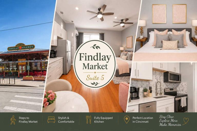 Findlay Market - Suite 5 for 2 - B&B Cincinnati