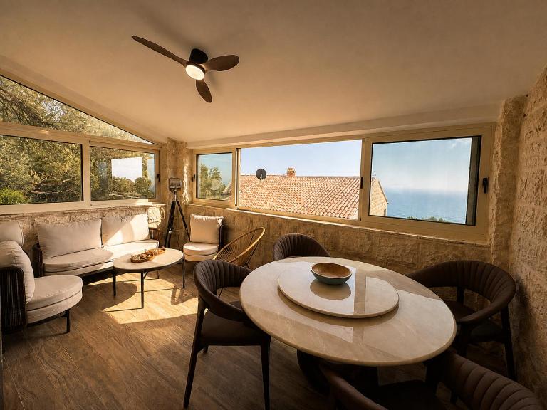 Olea Residence - Designer Sea View Studio - B&B Katun