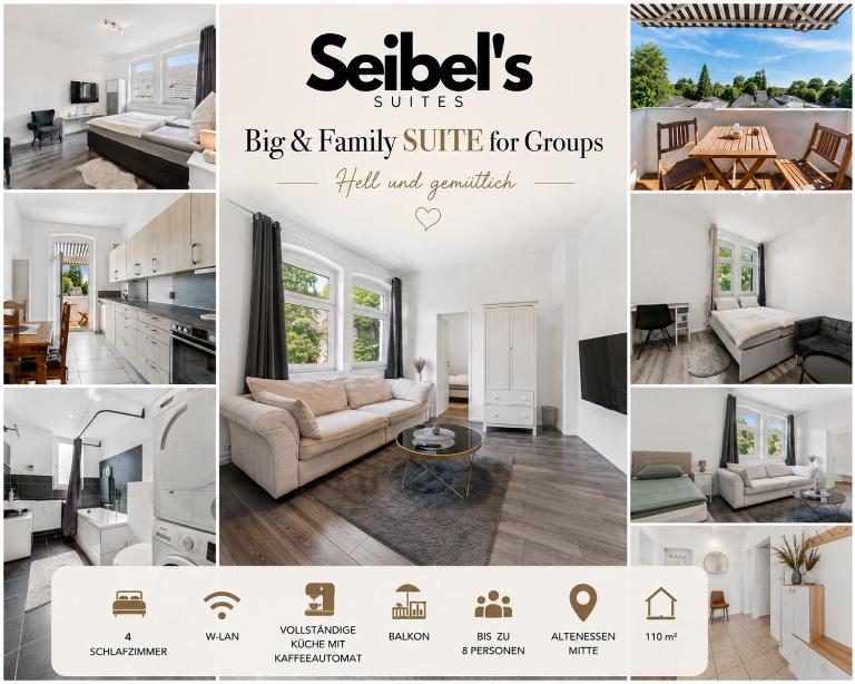 Seibel's SUITES - Big in Essen - Family & Group - B&B Essen