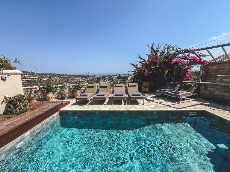 Seaview 3 Bedroom Villa With Private Pool - B&B Psematisménos