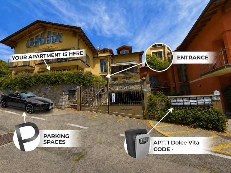 Dolce Vita-Lake 200 m-AC-Free Parking - B&B Tremezzo