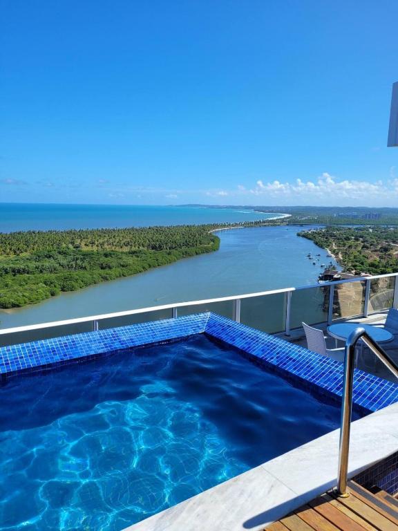 Paiva mar suites vista fabulosa piscina na cobertura - Chambres d'hôtes Recife