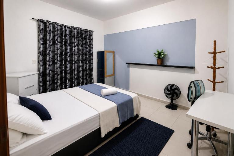 Studio 01 Dormitorio 01 cama casal - B&B São José dos Campos
