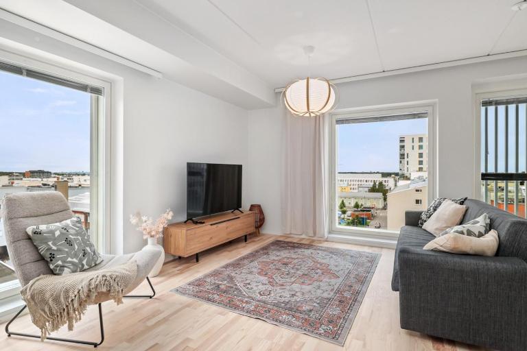New 2BR Apt with Sauna with Stunning Views - B&B Oulu
