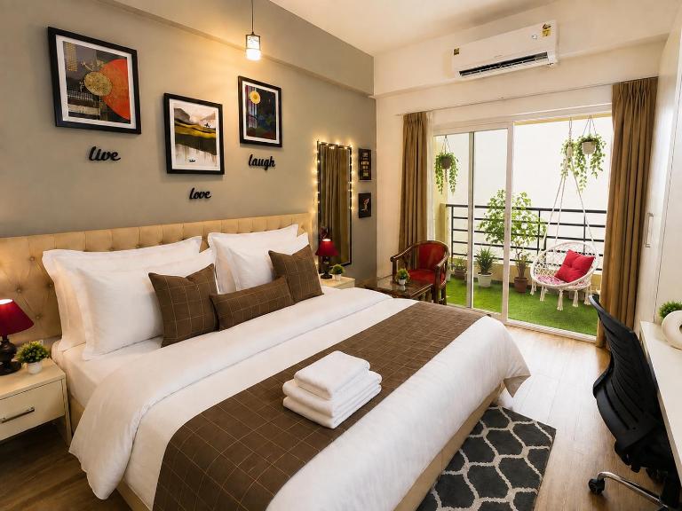 Sunset View Paradise By Buddies Home - B&B Greater Noida