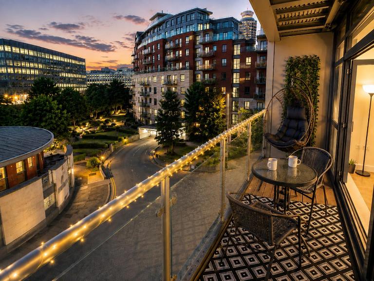 Stylish Riverside Balcony Retreat - Central Leeds - B&B Leeds