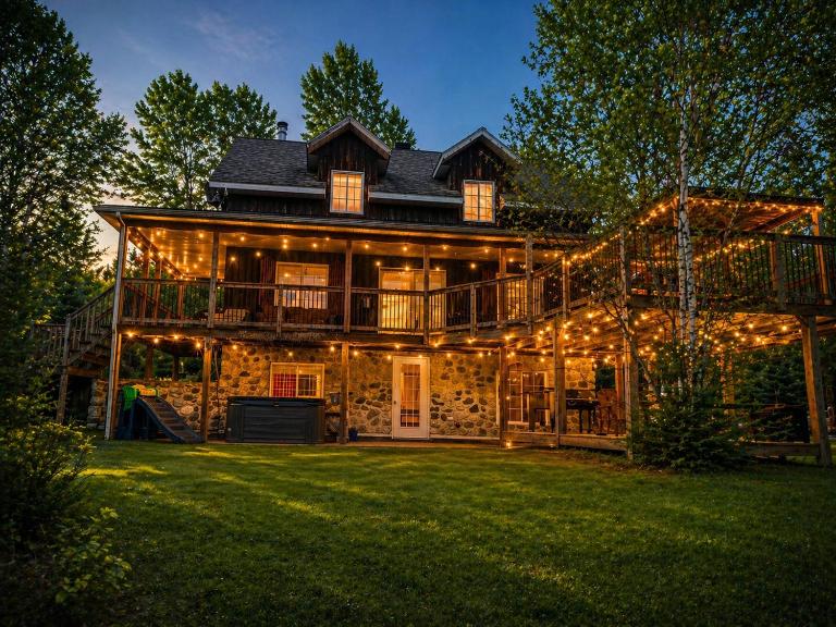 Lake Views, Hot Tub, Fireplace and Pool Table - Chambres d'hôtes Chertsey