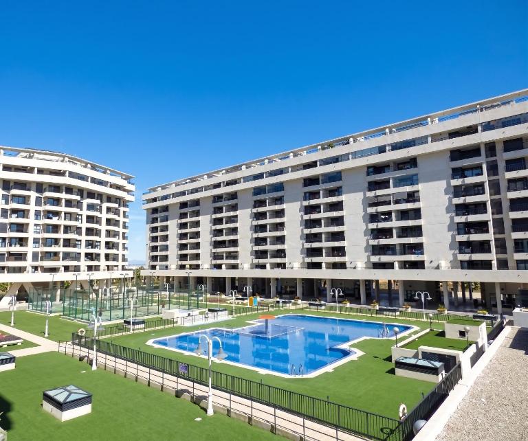Bonaire Patacona - Apartamento playa piscina WiFi terraza - B&B Valencia