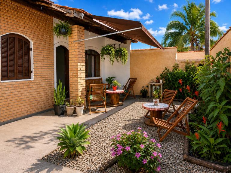 Casa Amélia Refúgio de Família na Praia das Palmeiras - Ferienwohnung Caraguatatuba