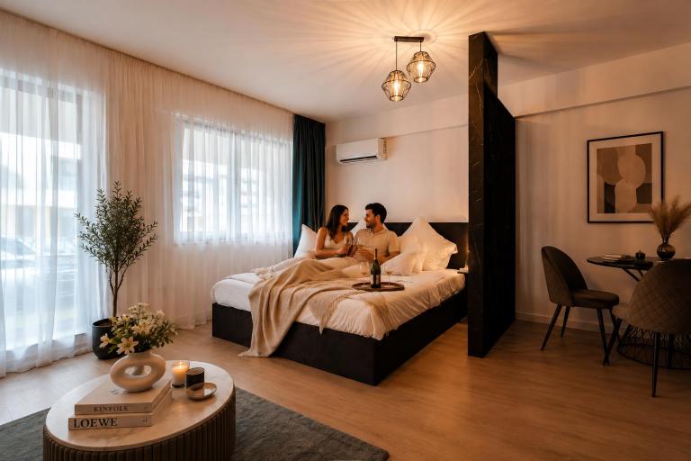 The Essence by Blvd 8B7 - Studio with Free Parking - B&B Voluntari