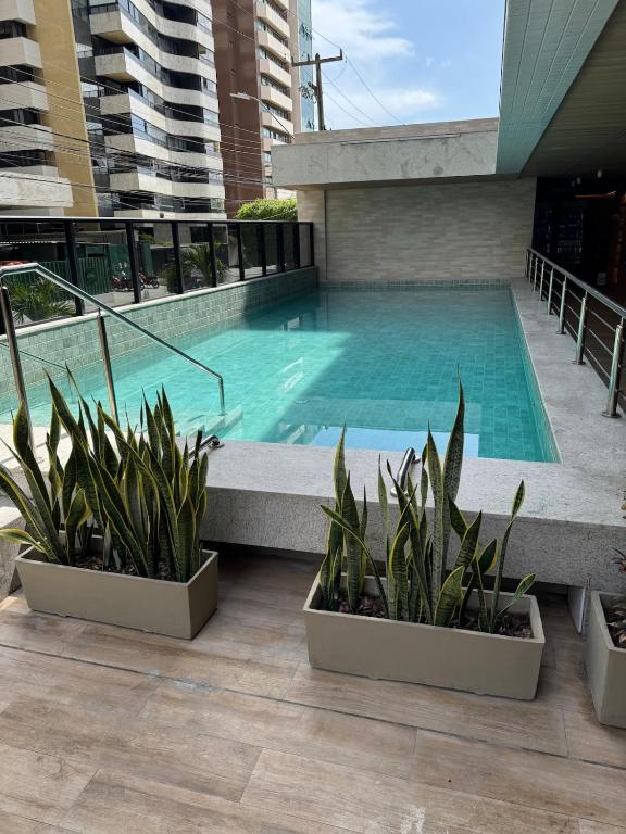 Apartamento a 50 metros da praia de Ponta Verde - 705 - B&B Maceió