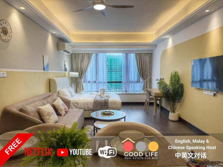 R&F Princess Cove Studio JB Central Malls Nearby - B&B Johor Bahru
