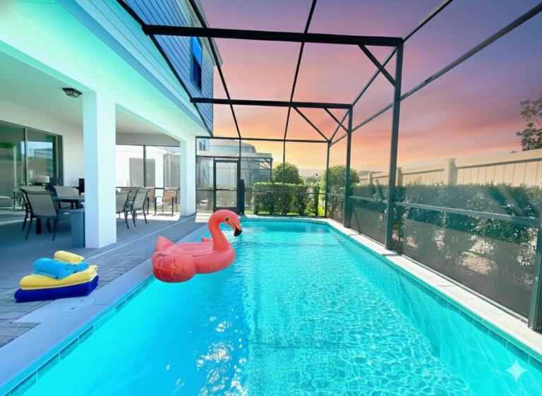 7BR Themed Villa Private Pool & Games Disney - B&B Kissimmee