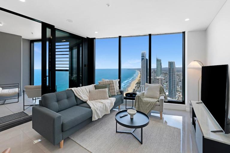 2BR OceanViews Luxury lvl45-Skyhome Meriton - Gym-SkyPool-Sauna - Ferienwohnung Gold Coast