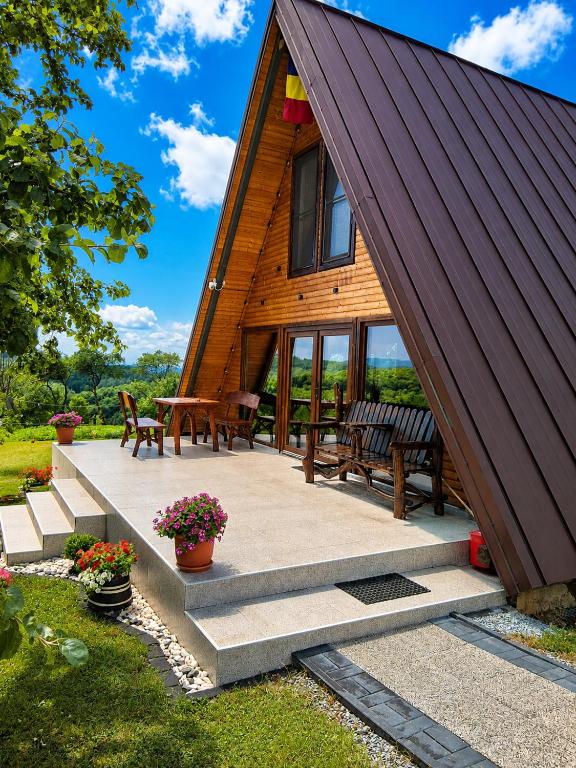 Cabana Cozy cu Jacuzzi în Natură - Cabana Edera - B&B Buninginea