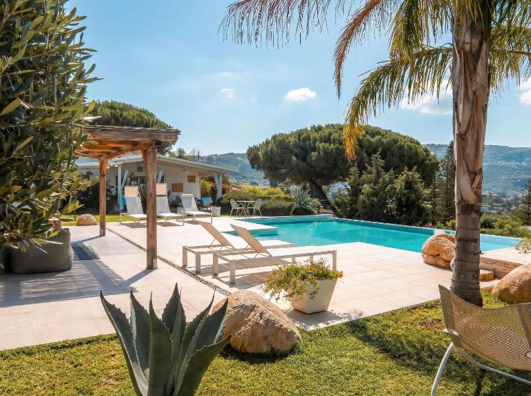 Villa Michaela con piscina privata e vista mare - Ferienwohnung Capo Vaticano