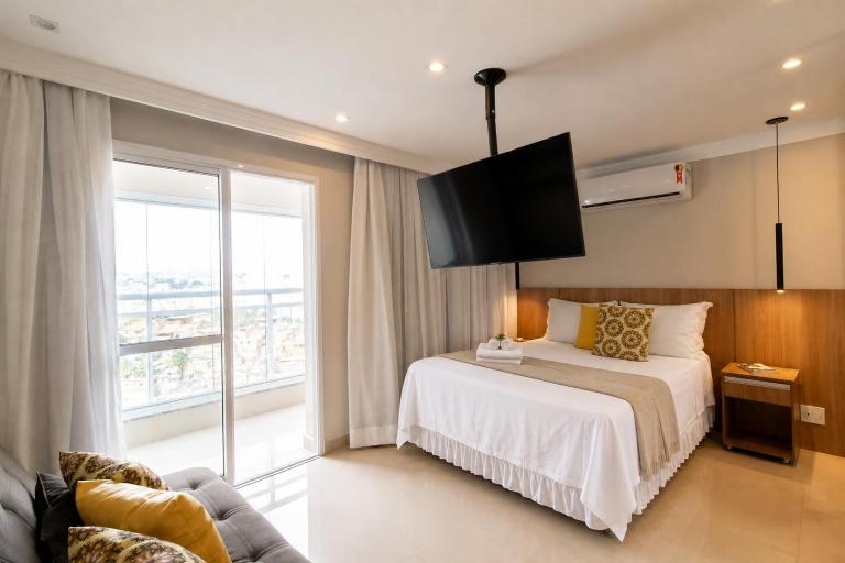 Glow Studio 21506 Piscina, Academia, Vaga - Bed and Breakfast Guarulhos