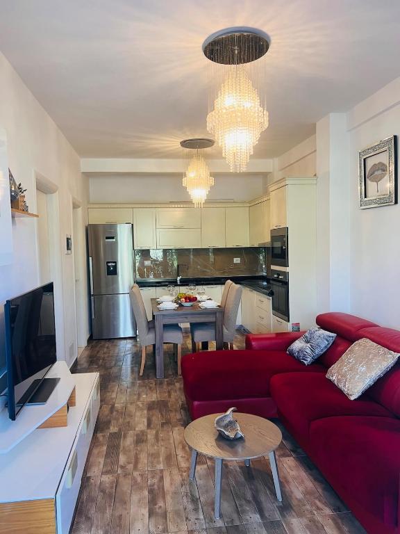 Beachside Flat, Gjiri i Lalzit, Garden and Balcony - B&B Draç