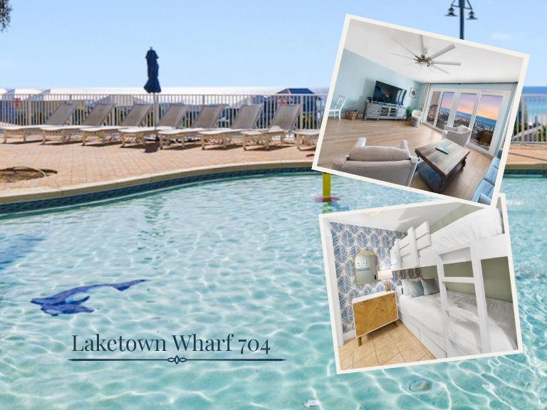 Laketown Wharf 1BR Bunks Beach Views, 5 Pools, Hot Tubs, Walk to Beach & Dining - B&B Panama City Beach