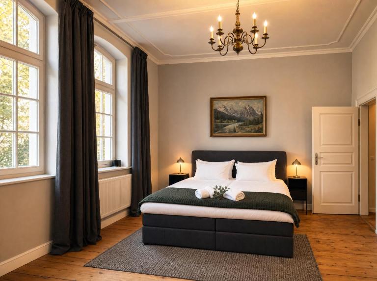 Fürstenhof Belle Etage Altstadt- Parkplatz im Innenhof - Ferienwohnung Wismar