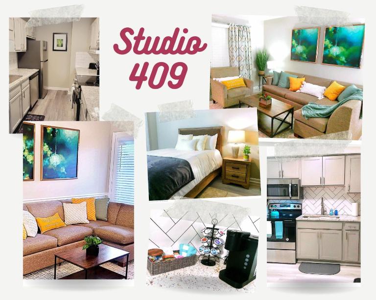 Studio 409 Spring Lake - Fayetteville Near Fort Brag - Ultra-Fast WiFi Hub - Accessible - B&B Spring Lake