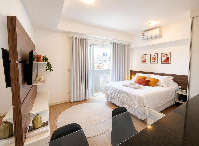 Estúdio completo e aconchegante no Centro de Curitiba! - B&B Curitiba