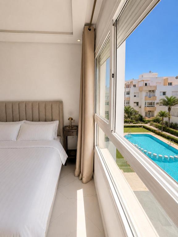 Azure Vista Achakar Luxury Apartment with 2 Pools - Ferienwohnung Tanger