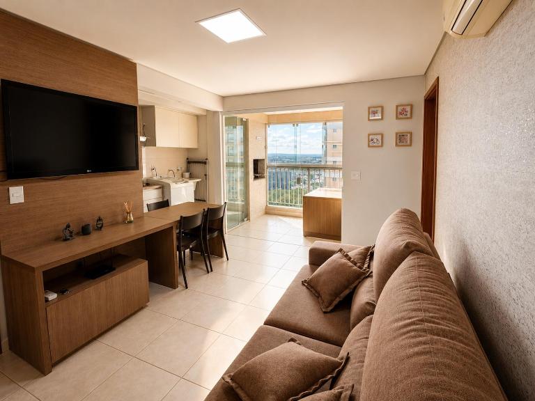 Apto 1Q completo ao lado do Parque Flamboyant - Ferienwohnung Goiânia