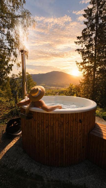 Mountain View Room mit sonnigem Wintergarten - B&B Dietmannsdorf bei Trieben