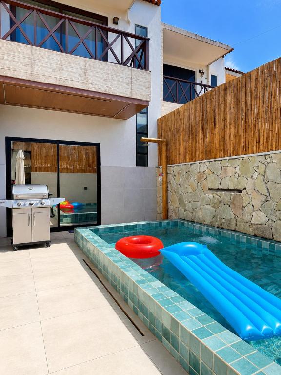 Casa06Frances com decoração moderna à 8min de carro da praia do frances com piscina PRIVATIVA, 03 quartos com AR - B&B Marechal Deodoro