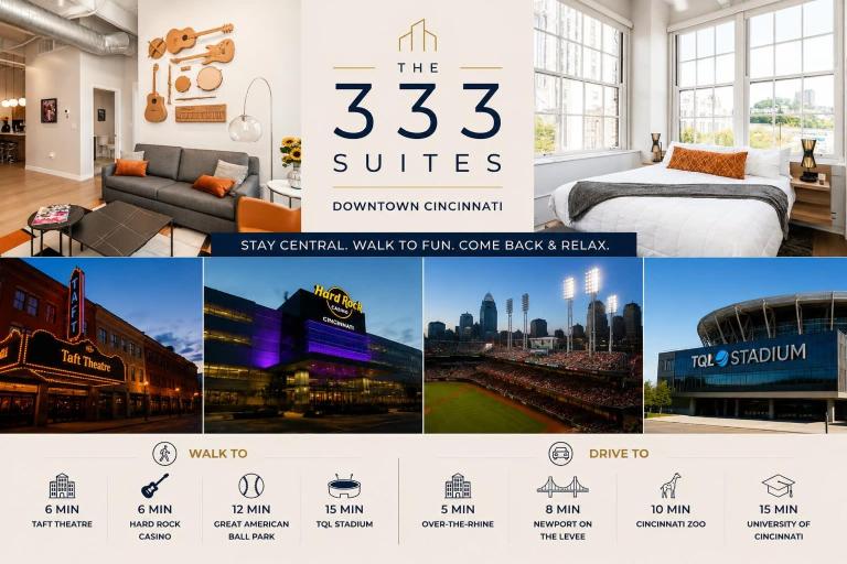 The 333 Suites 303 - Suite for 6 - Bed and Breakfast Cincinnati
