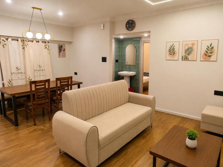 Stayora Luxury 3-Bedroom, Serviced Apartment, Hyderabad - B&B Hyderabad