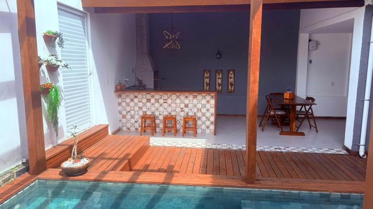 Casa Beija Flor - 03 quartos com suíte, piscina e área de churrasco, luxo totalmente privativa - B&B Porto Seguro