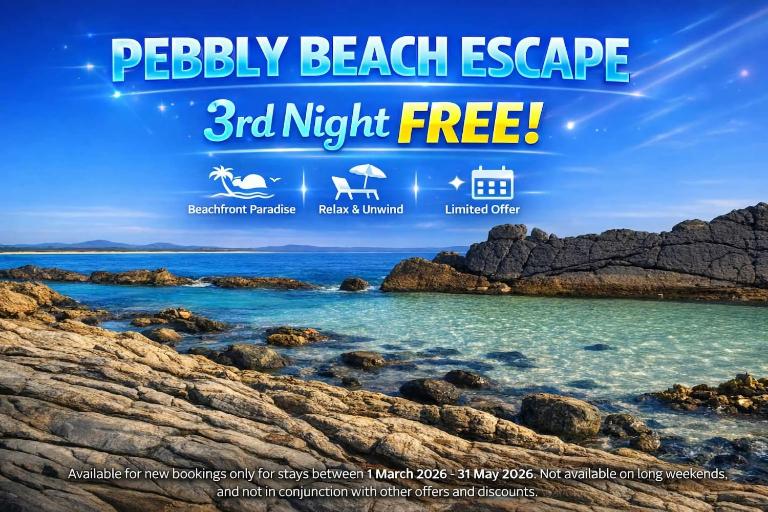 Pebbly Beach Escape - Ferienwohnung Forster