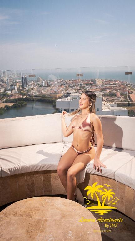 NEW! Ocean & City 360views 25FL FREE Airport pick up BY IMZ - Chambres d'hôtes Carthagène