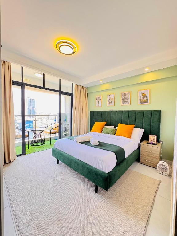 Serenity Spot - Cozy 1 bedroom with Fan, Heater and Balcony with City View in the Heart of Nairobi, Westlands - B&B Nairobi